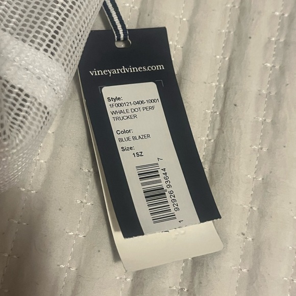 NWT Vineyard Vines Hat Blue/White Whale - Picture 3 of 3